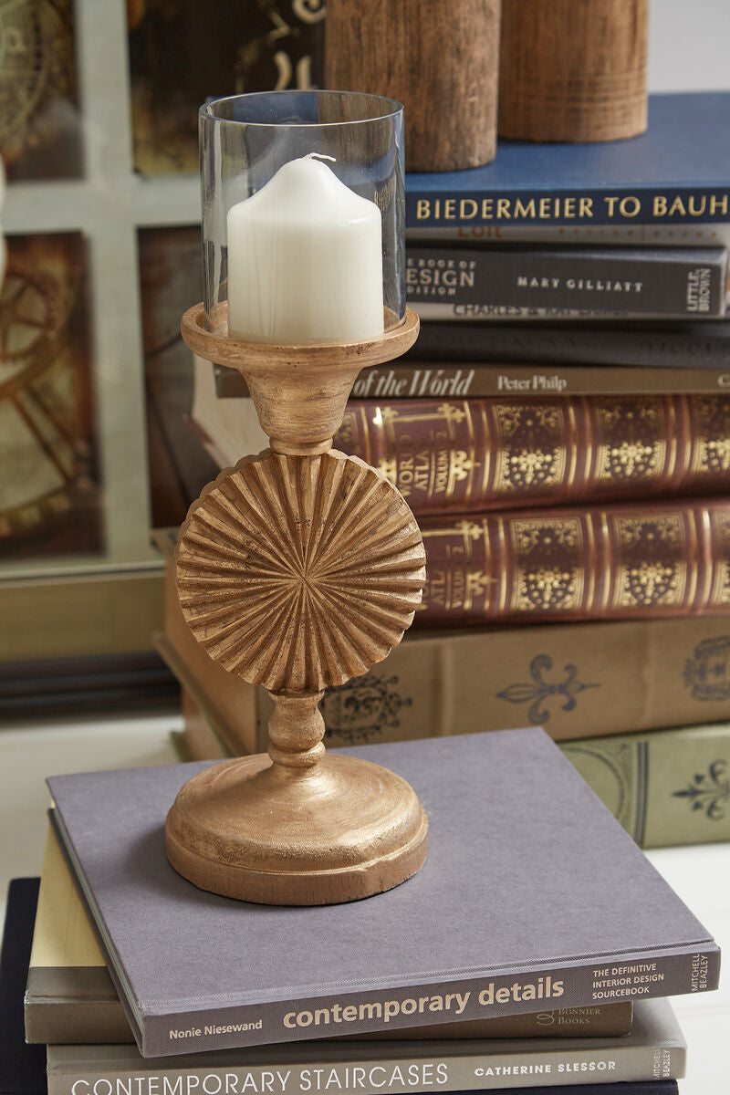 Bati Fluted Disc Candle Holder