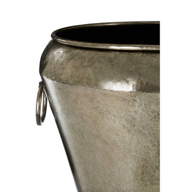 Reza Antique Silver Planters - Set of 2