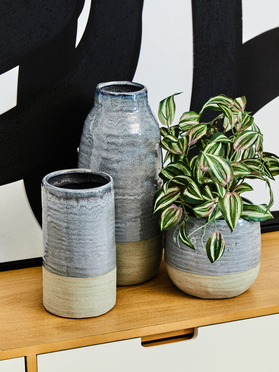 Caldera Large Grey Planter