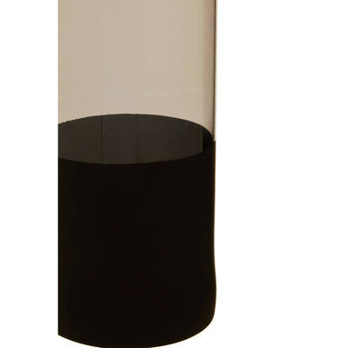 Cova Smoked Glass Bottle Vase