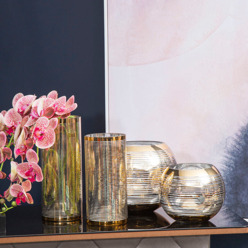 Raya Large Cylinder Stripe Vase