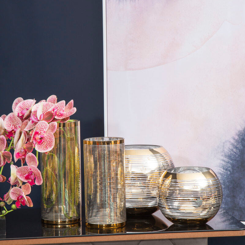 Raya Small Rounded Stripe Vase