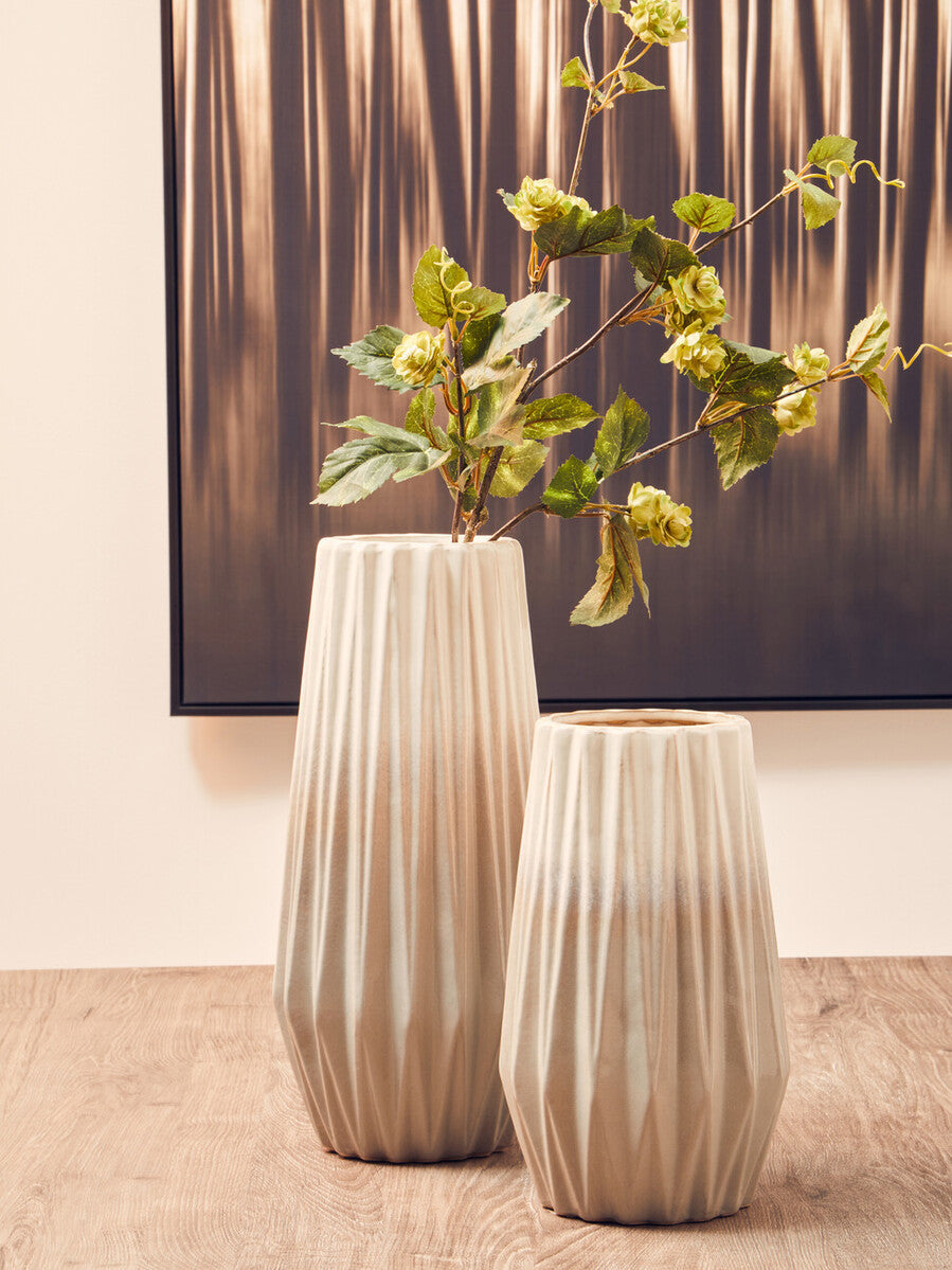 Azul Large Ombre Vase in Grey