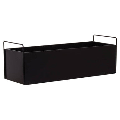 Asher Large Black Plant Box