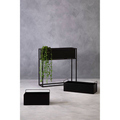 Asher Large Black Plant Box