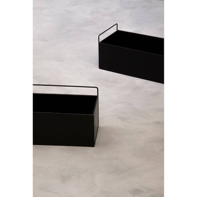 Asher Large Black Plant Box