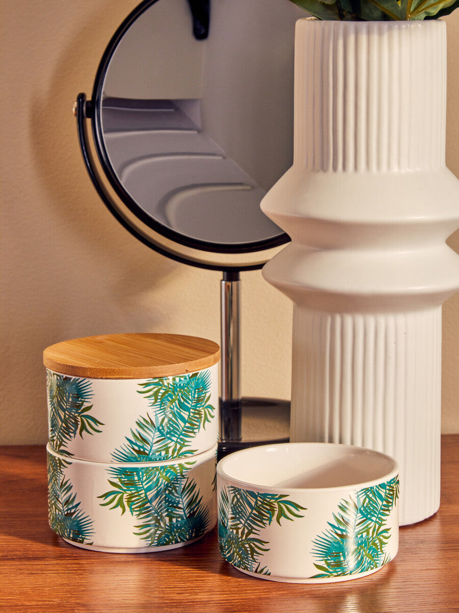 Fabia White Ceramic Vase