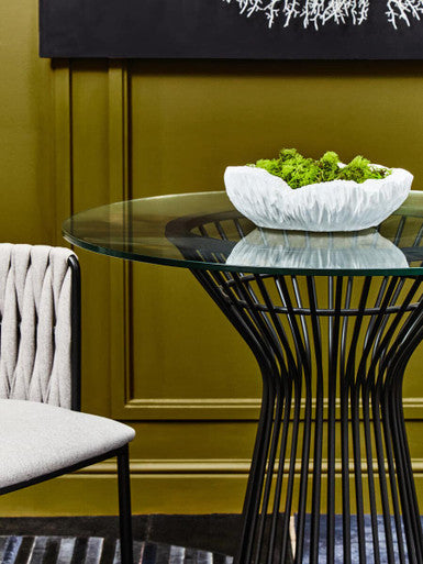 Curved Textured White Bowl | Broc