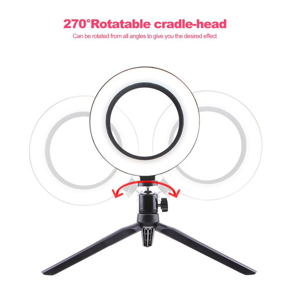 26cm LED Ring Light with Tripod Stand & Phone Clip - Professional Studio Lighting for Photography, Video & Live Streaming