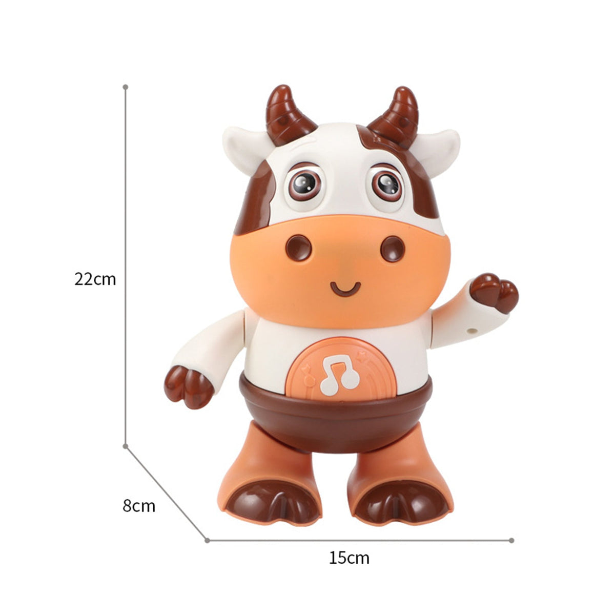Dancing Cow Music & Light Swing Dance Robot Electric Fun Interactive Toy for Kids