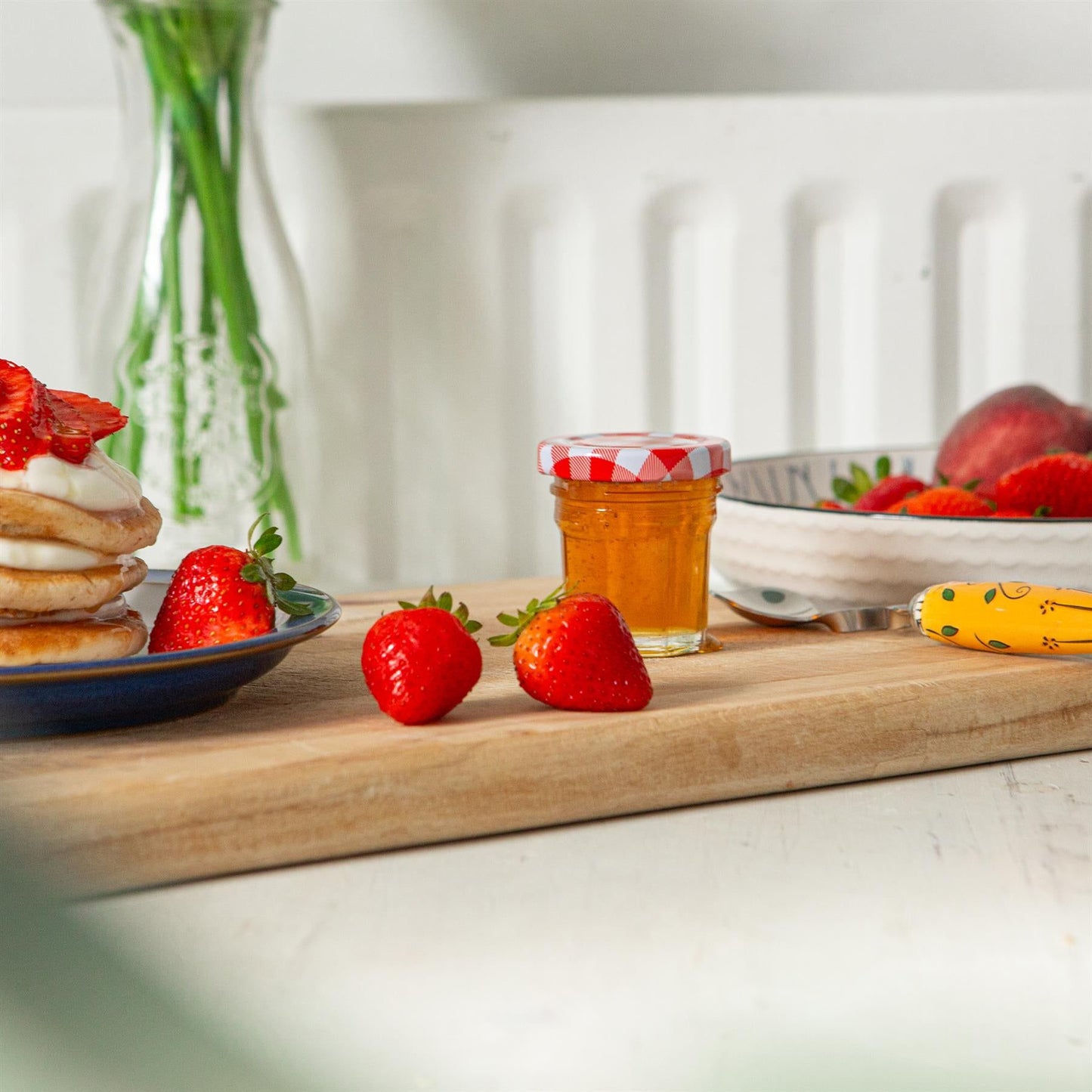 30ml Glass Jam Jars with Lids - Pack of 6
