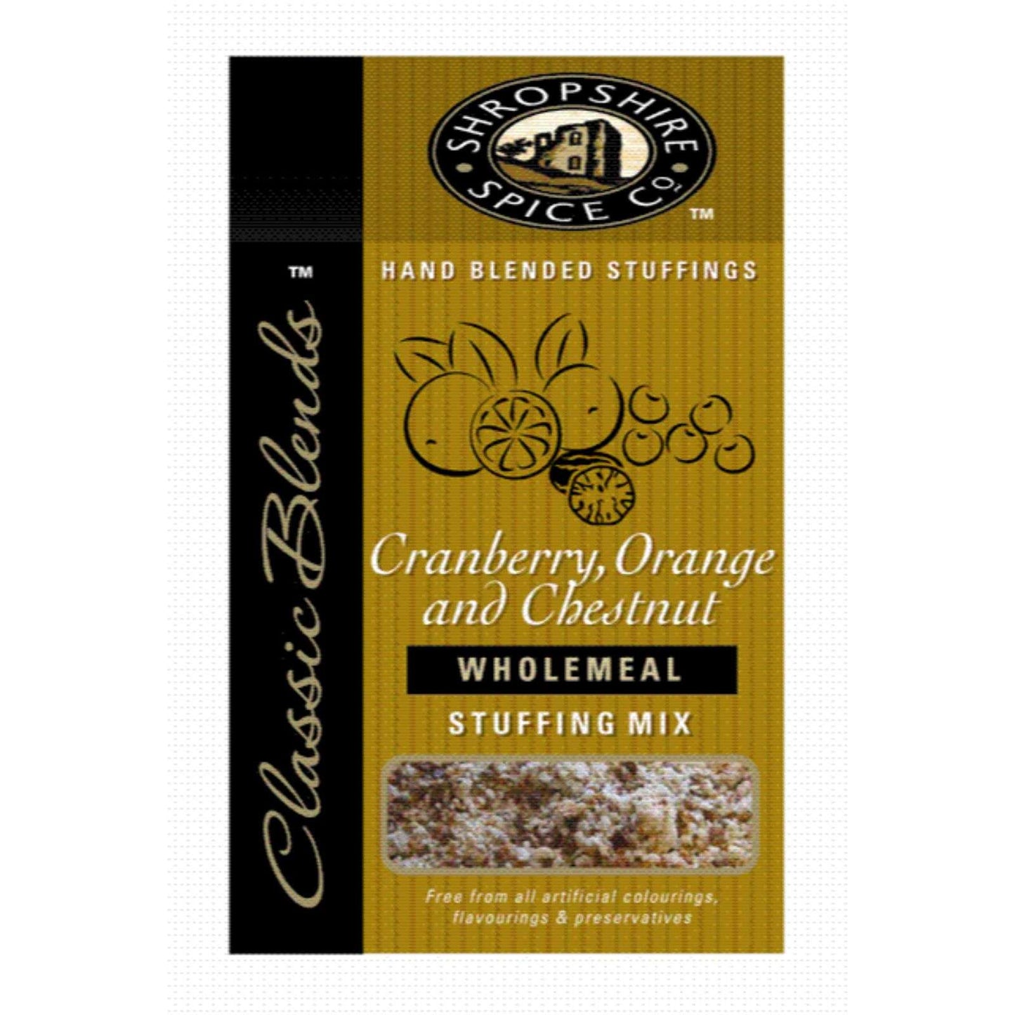 6 x Shropshire Spice C/berry, Orange, Chestnut Stuffing - 150g