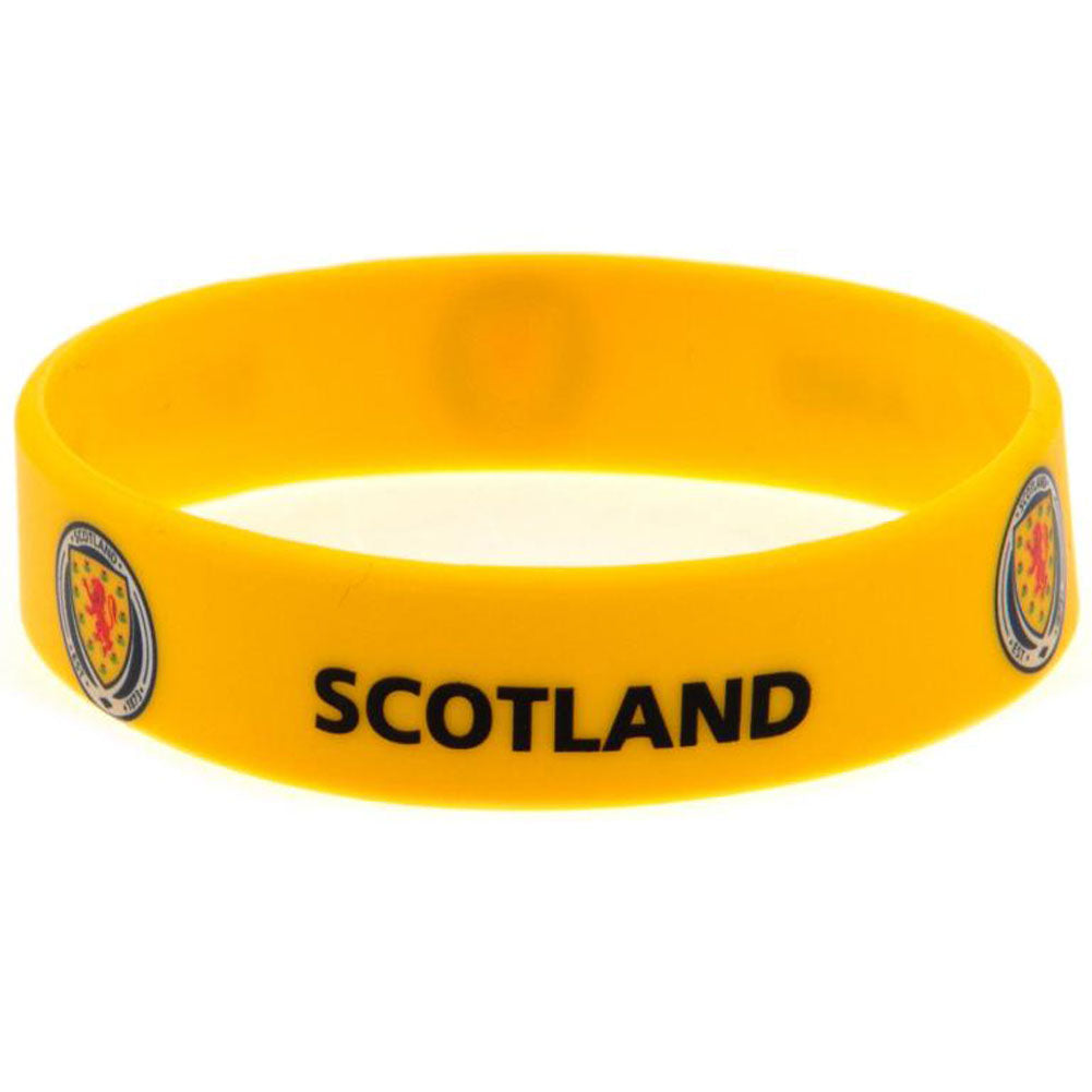 Vibrant Scottish FA Silicone Wristband with Scotland Crest - One Size Fits All