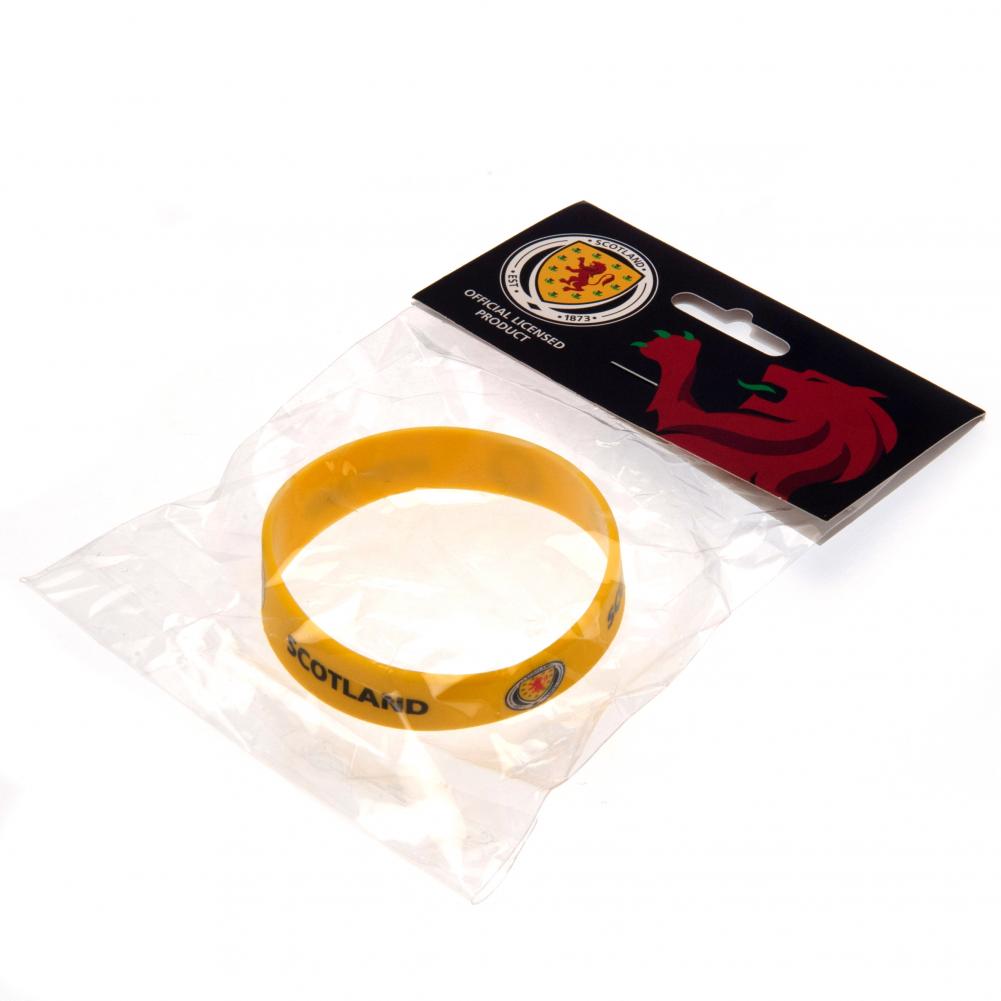 Vibrant Scottish FA Silicone Wristband with Scotland Crest - One Size Fits All