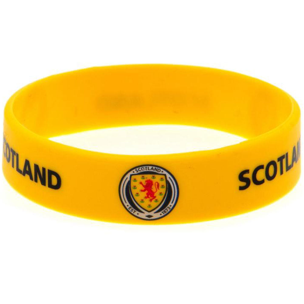 Vibrant Scottish FA Silicone Wristband with Scotland Crest - One Size Fits All