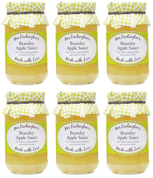 6 x Mrs Darlington's Bramley Apple Sauce - 312g