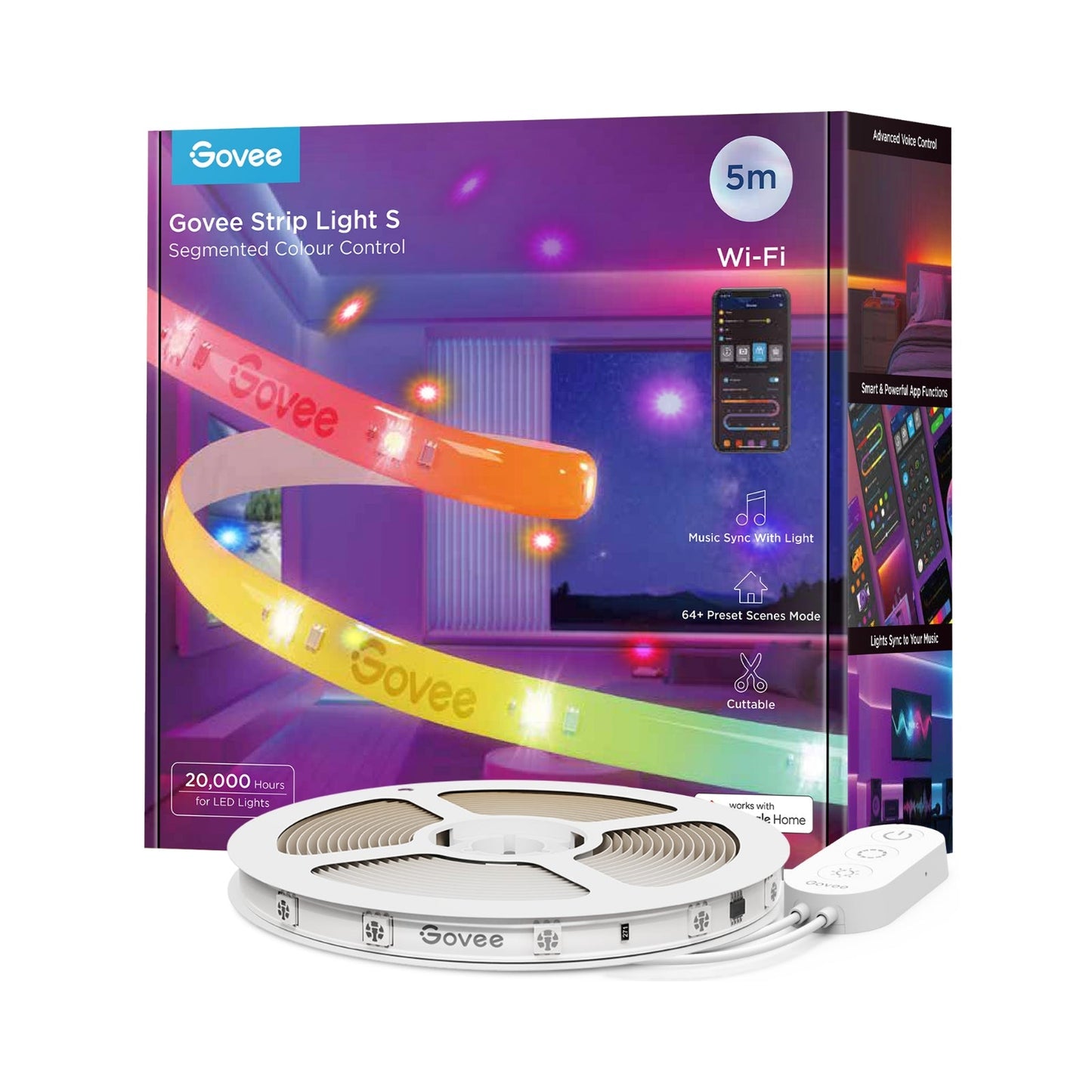 GOVEE RGBICW STRIP LIGHT 10M