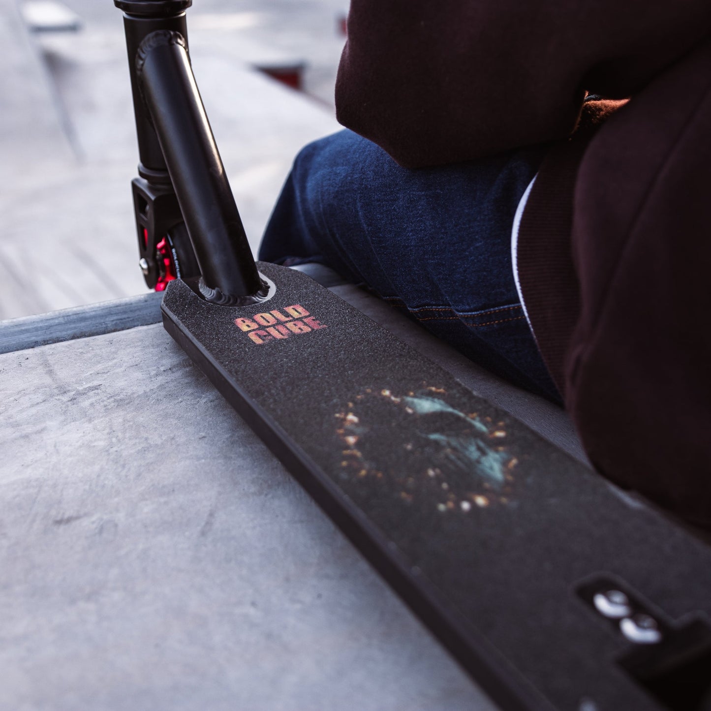 Black - Deluxe Stunt Scooter