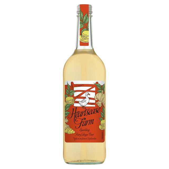 6 x Heartsease Farm Sparkling Fiery Ginger Beer - 750ml