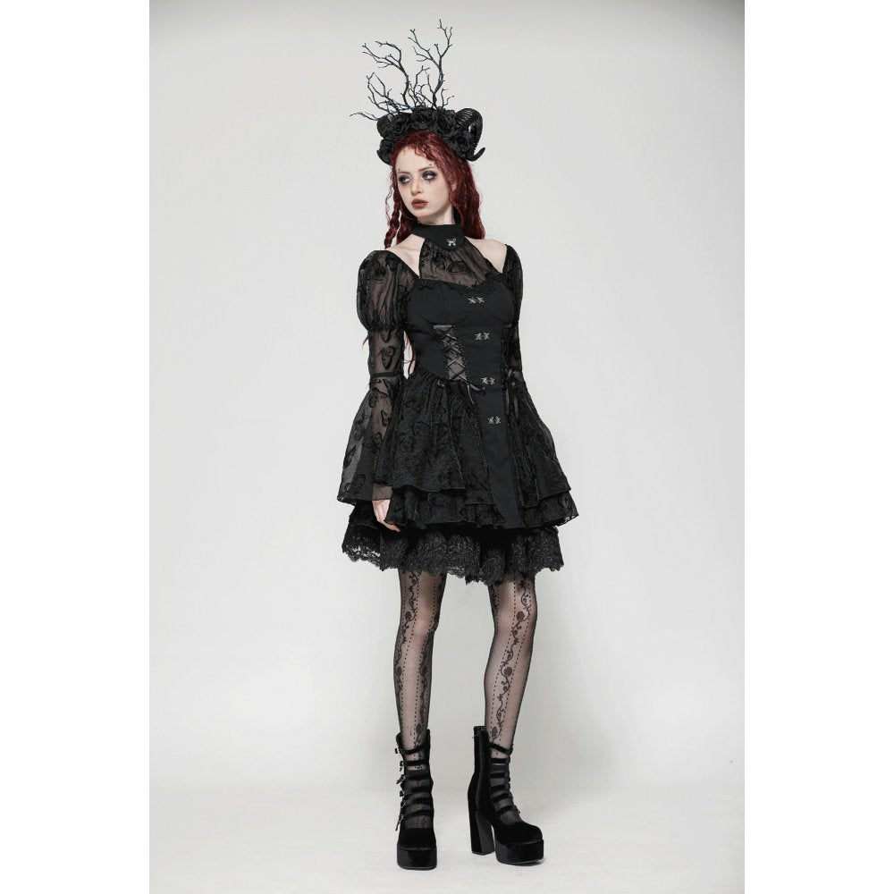 Dark in Love Blanche Butterfly big sleeves Dress