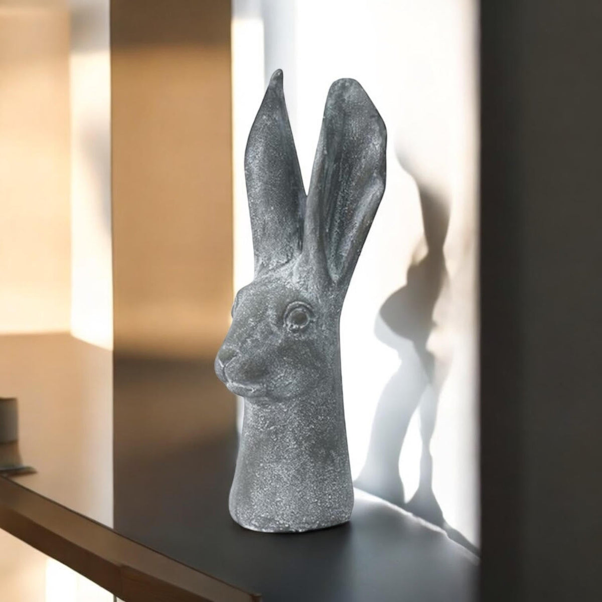 29CM GREY RESIN RABBIT