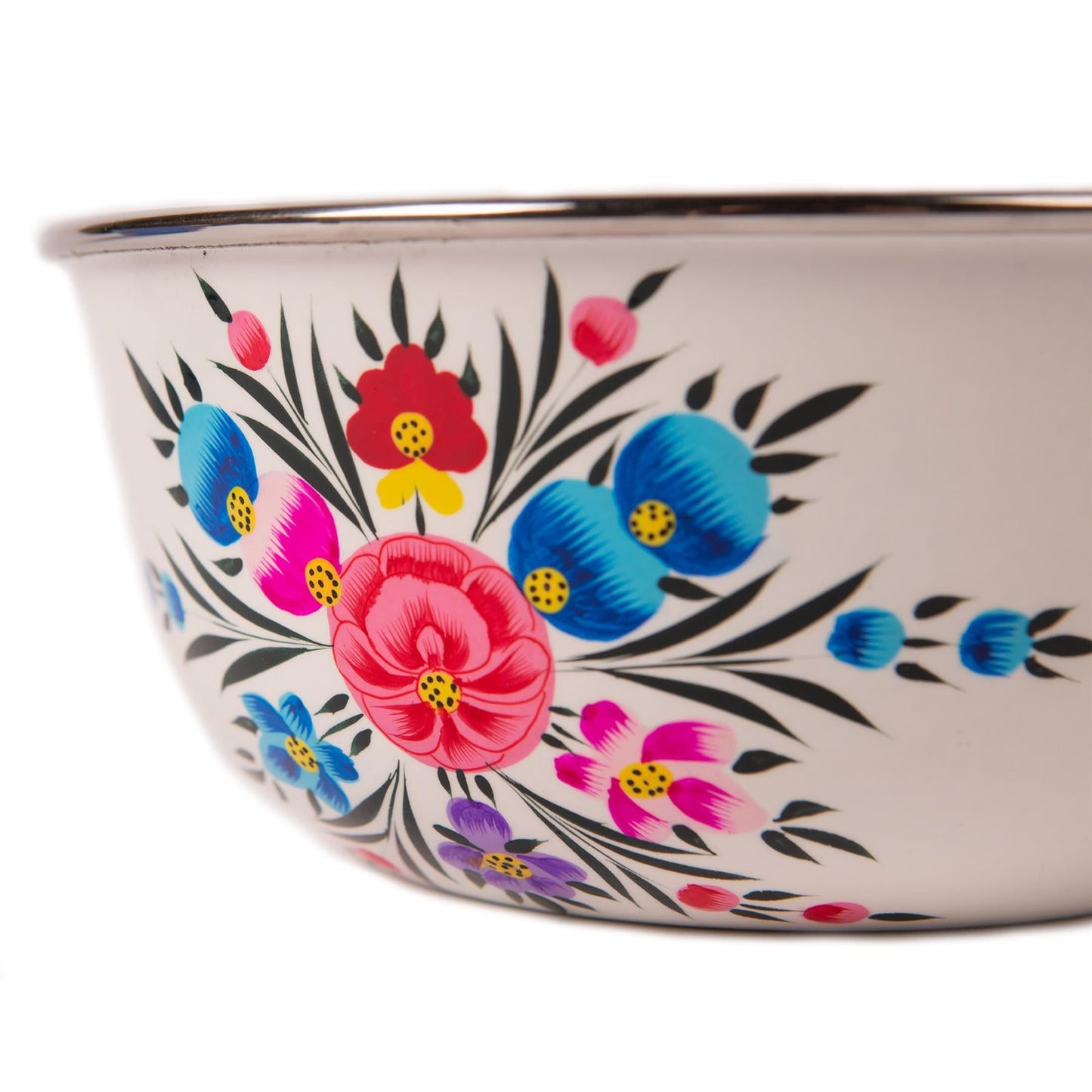 Pansy 14.5cm Hand-Painted Picnic Snack Bowl