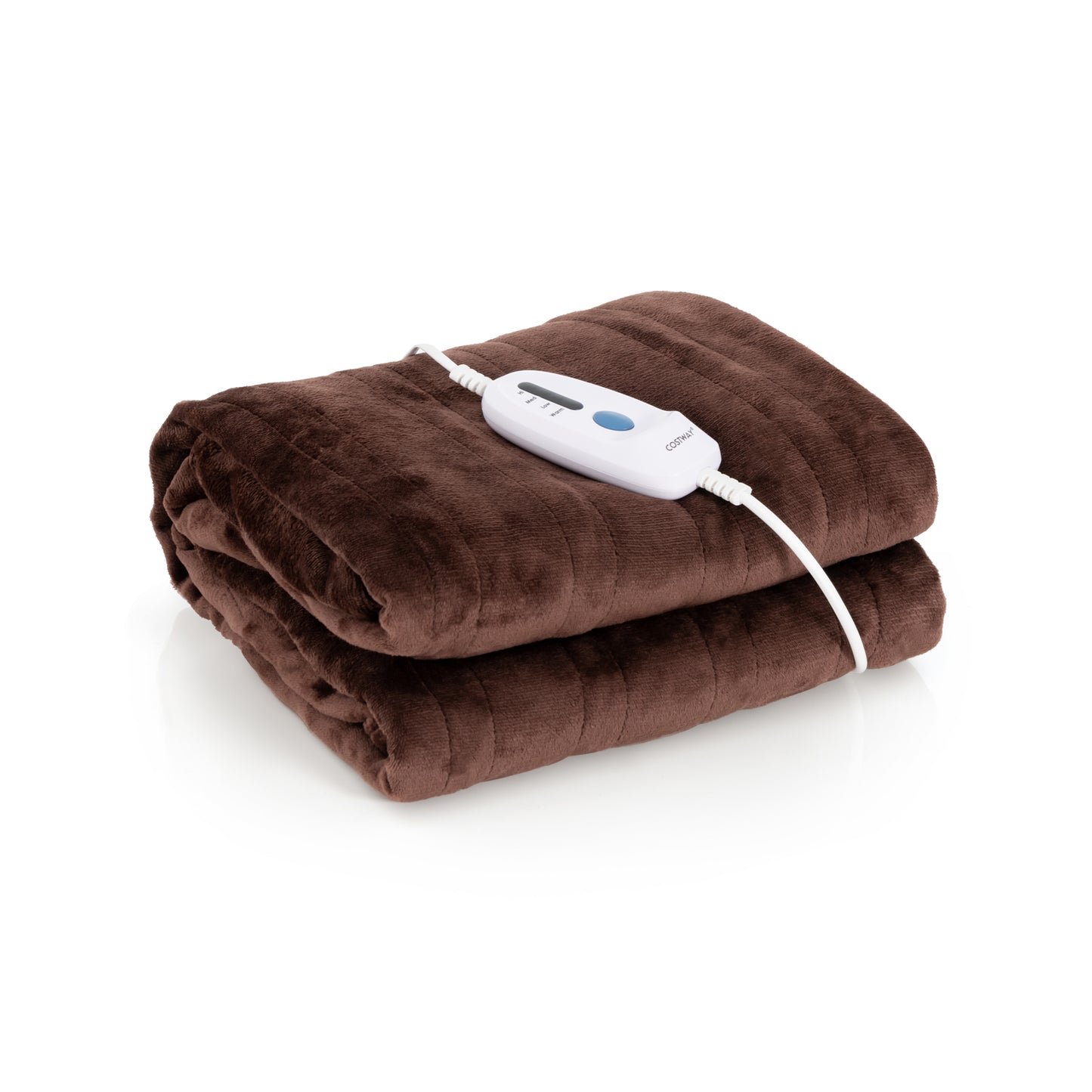 150 x 200 cm Electric Heated Blanket with 4 Heating Levels-Blue