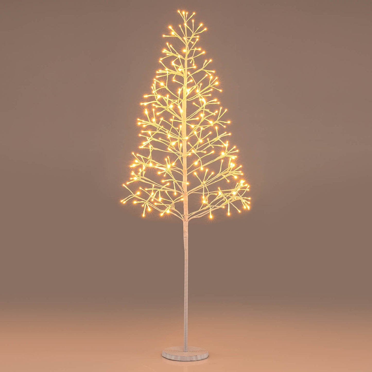 1.5/1.8m Lighted Birch Tree Twig Tree with 240 Warm White LED Lights-1.5 M