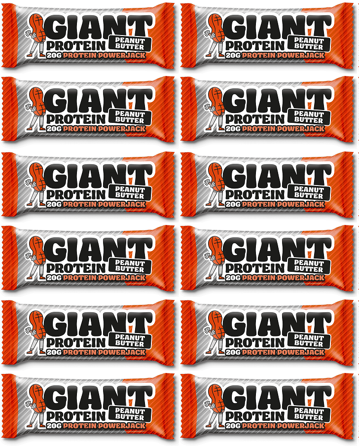 12 x Giant Bar Protein - Peanut Butter - 90g