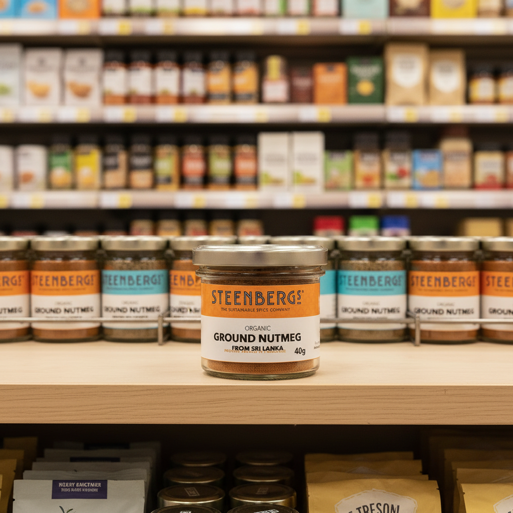 Steenbergs Organic Ground Nutmeg - 40g
