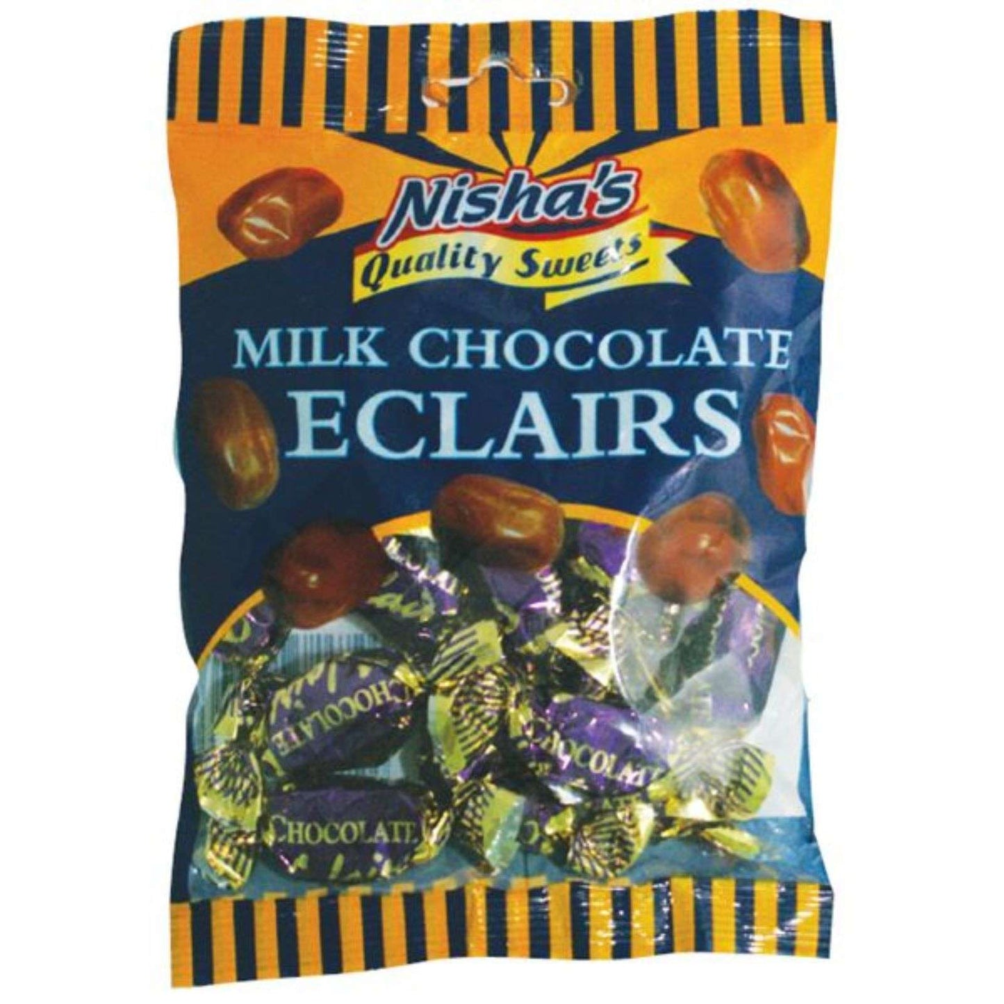 12 x Nisha Chocolate Eclairs - 90g