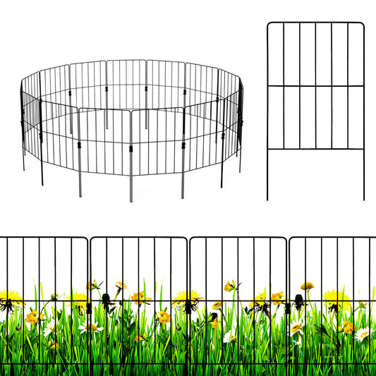 15 Pack Decorative Garden Fence for Landscape Garden Yard Decor