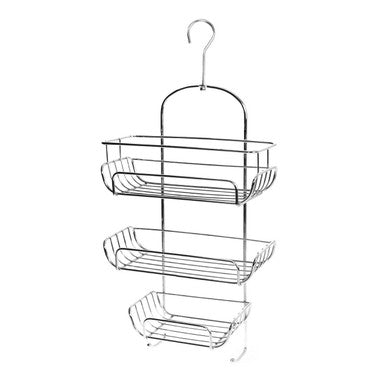 Three Tier Chrome Shower Caddy | Dara