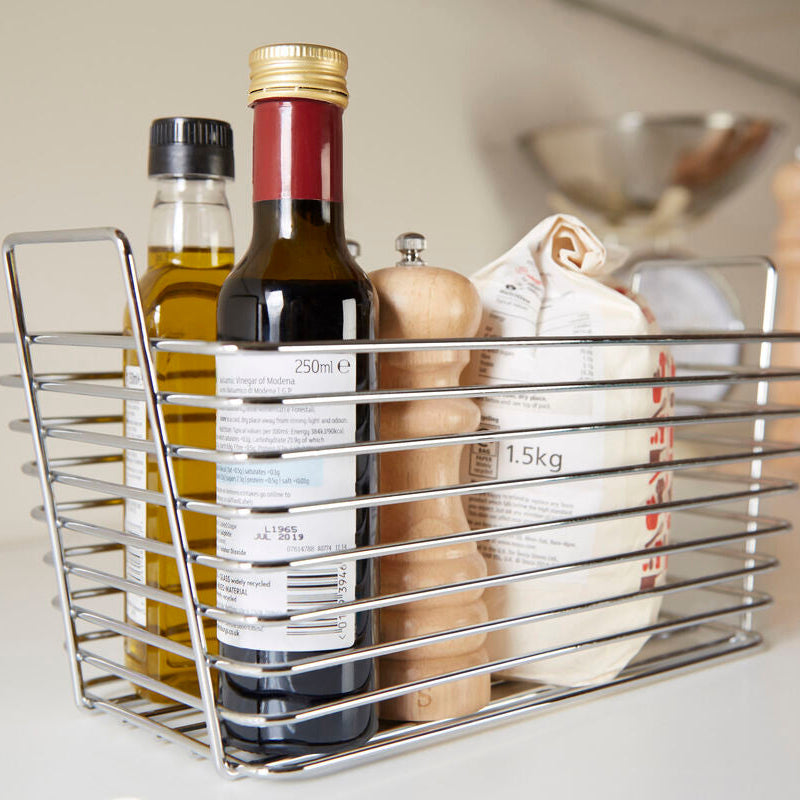 Dara Chrome Caddy With Handles