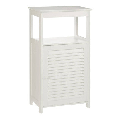 White Wood Floor Cabinet | Shutter