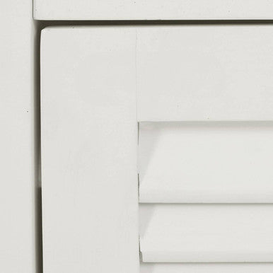 White Wood Floor Cabinet | Shutter