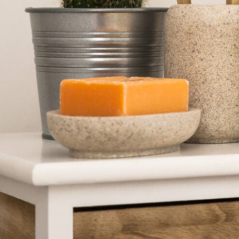 Natural Stone Effect Soap Dish | Canyon
