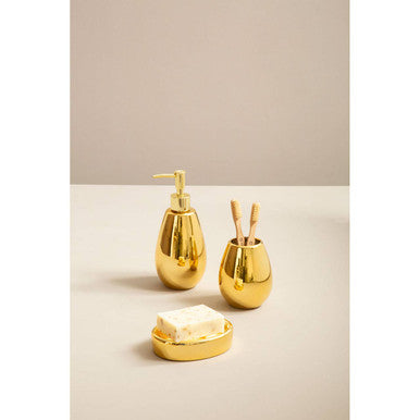 Dolomite Gold 3 Piece Bathroom Set | Magpie
