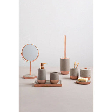 Concrete Effect Soap Dish | Neptune