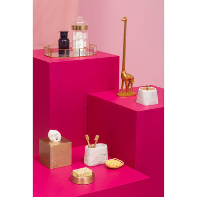 Guan Large Light Gold Acrylic Storage Jar