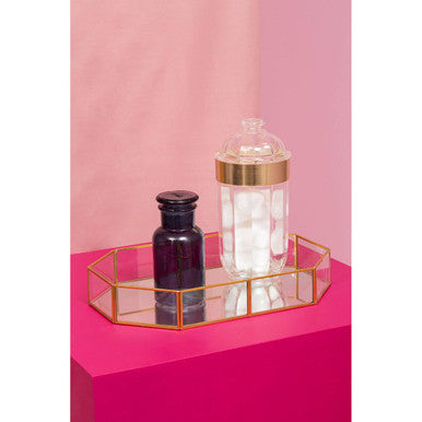 Guan Large Light Gold Acrylic Storage Jar