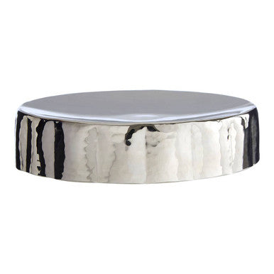 Hammered Bathroom Nickel Finish Soap Dish