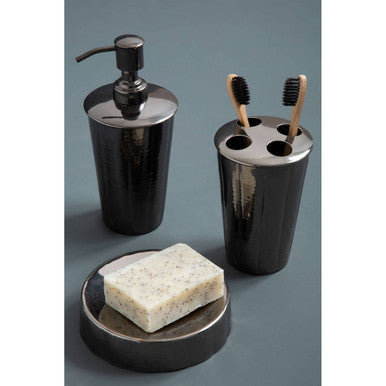Vaco Hammered Black Nickel Finish Lotion Dispenser