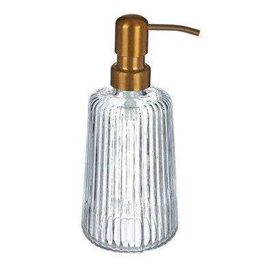 Ticino Brittany Clear Glass Lotion Dispenser