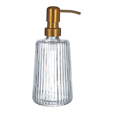 Ticino Brittany Clear Glass Lotion Dispenser