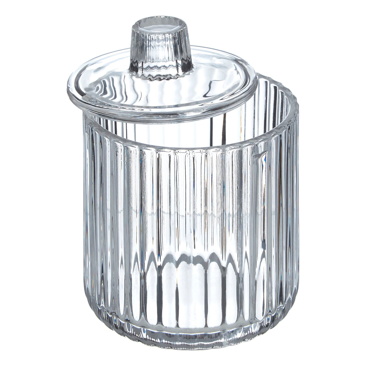 Ticino Brittany Clear Glass Storage Jar