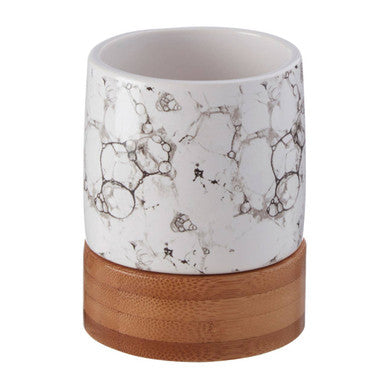 3 Piece Marble Print Bathroom Set | Earth