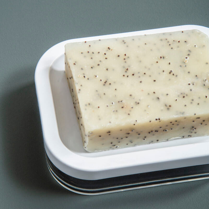 Ando White Acrylic Soap Dish