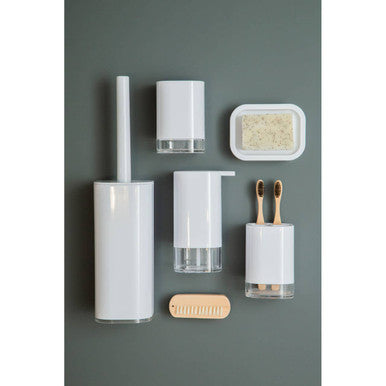 Ando White Acrylic Soap Dish