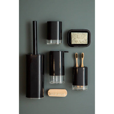 Black Acrylic Toilet Brush Holder | Ando